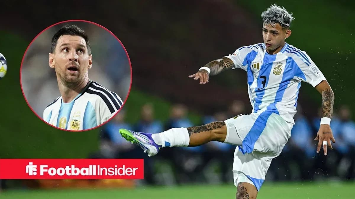 Jugador argentino realizando un pase durante el partido