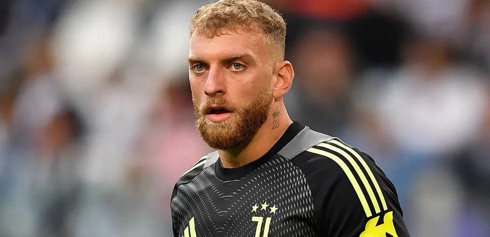 Portero de Juventus preparado para el partido