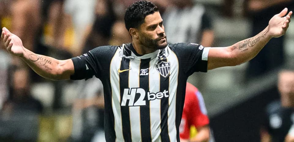 Jugador de Atletico-MG celebrando un gol