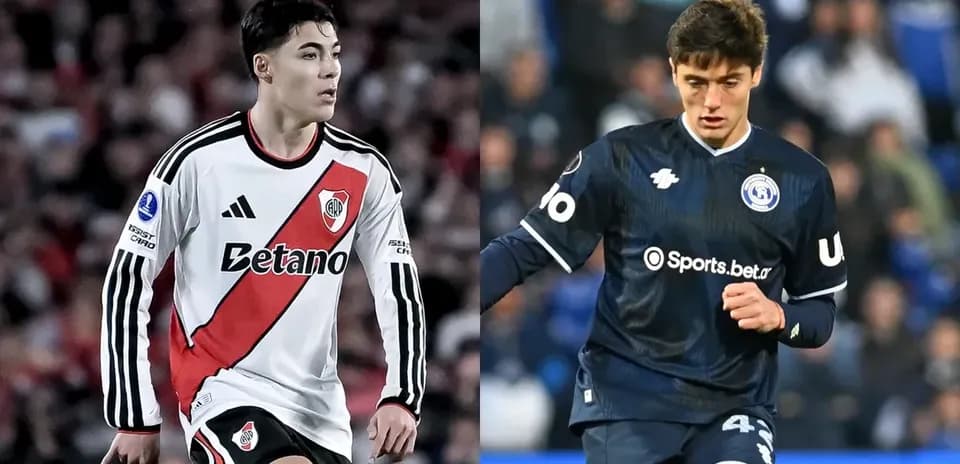 Jugadores de River Plate e Independiente Rivadavia