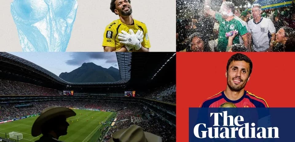 Collage de momentos del Mundial de fútbol