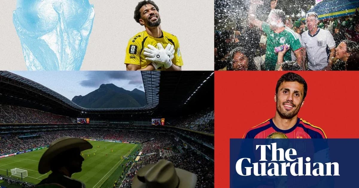 Collage de momentos del Mundial de fútbol