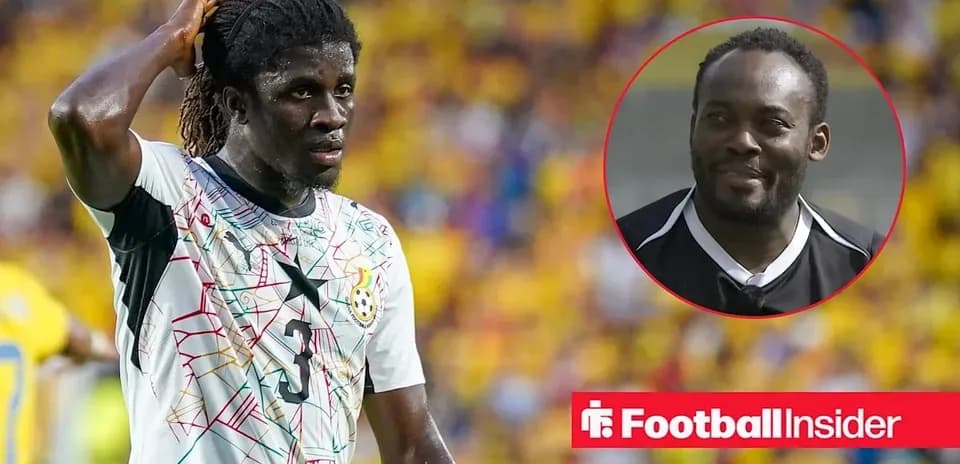 Jugador de Ghana en acción durante un partido de fútbol