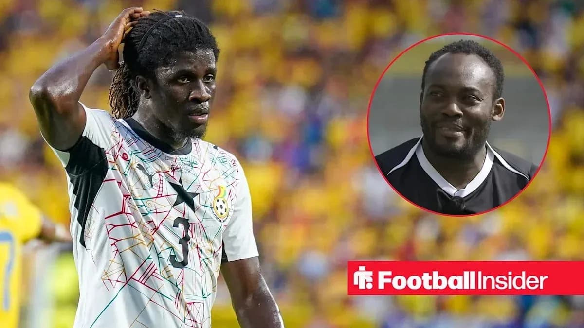 Jugador de Ghana en acción durante un partido de fútbol