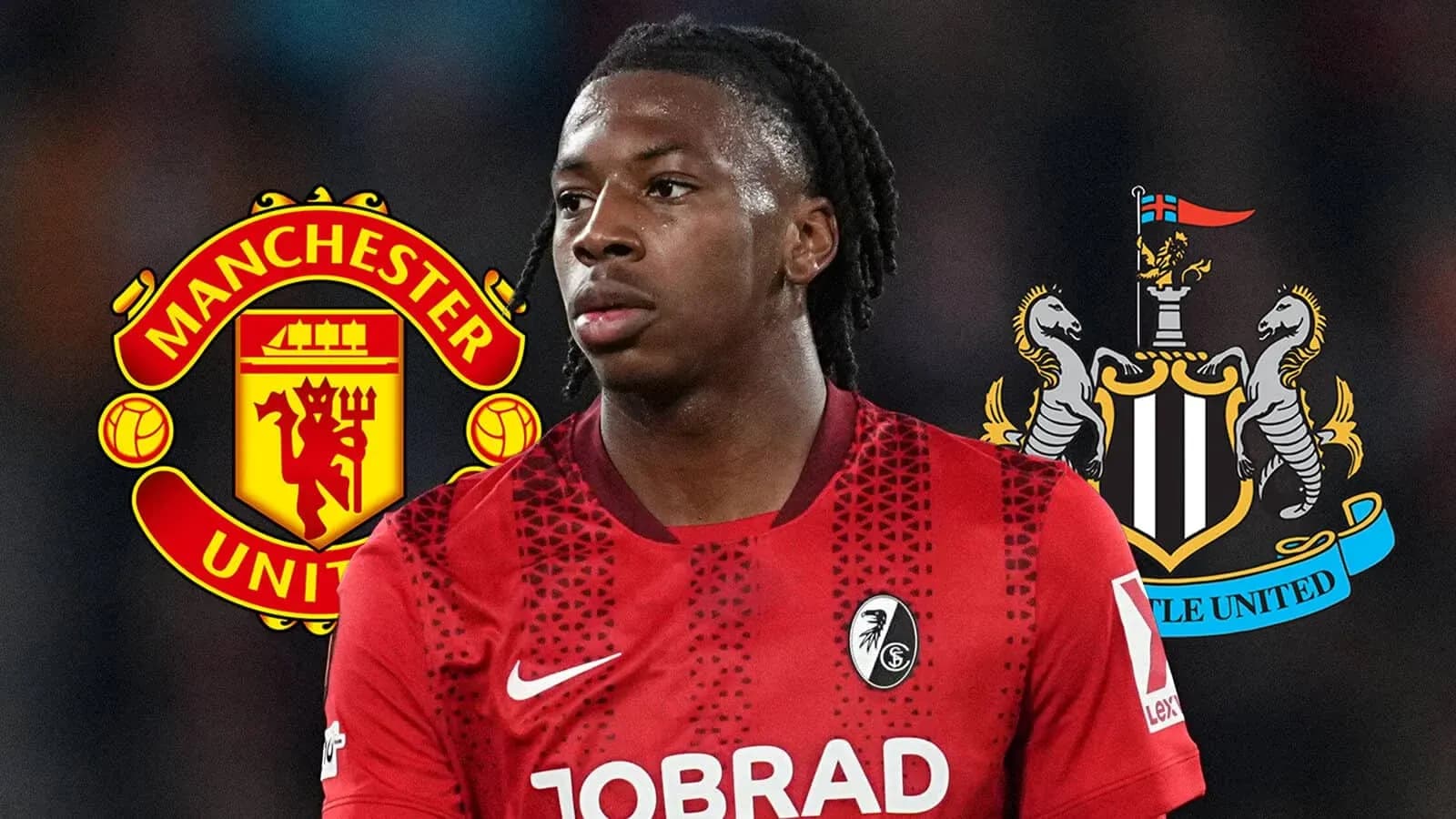 Jugador en camiseta de Bournemouth con logotipos de clubes