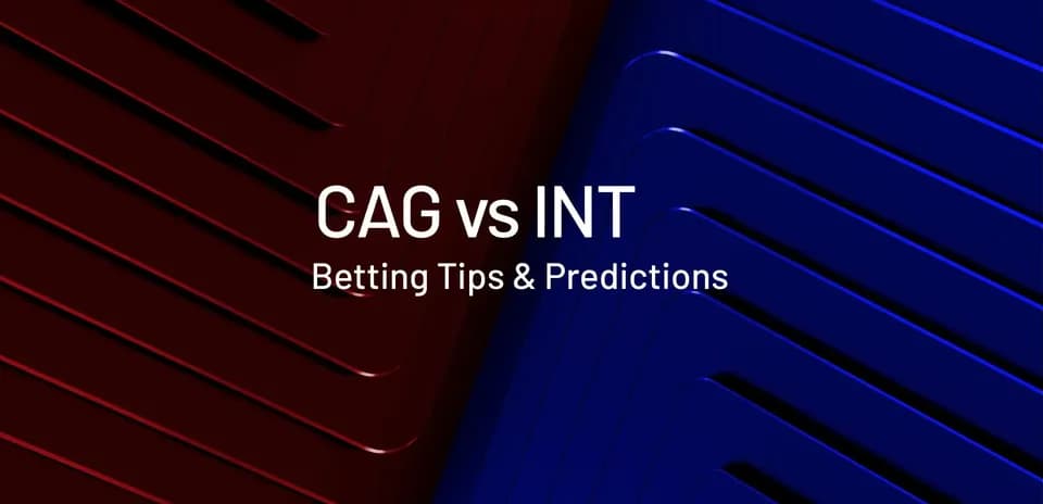 Gráfico de CAG vs INT con consejos de apuestas
