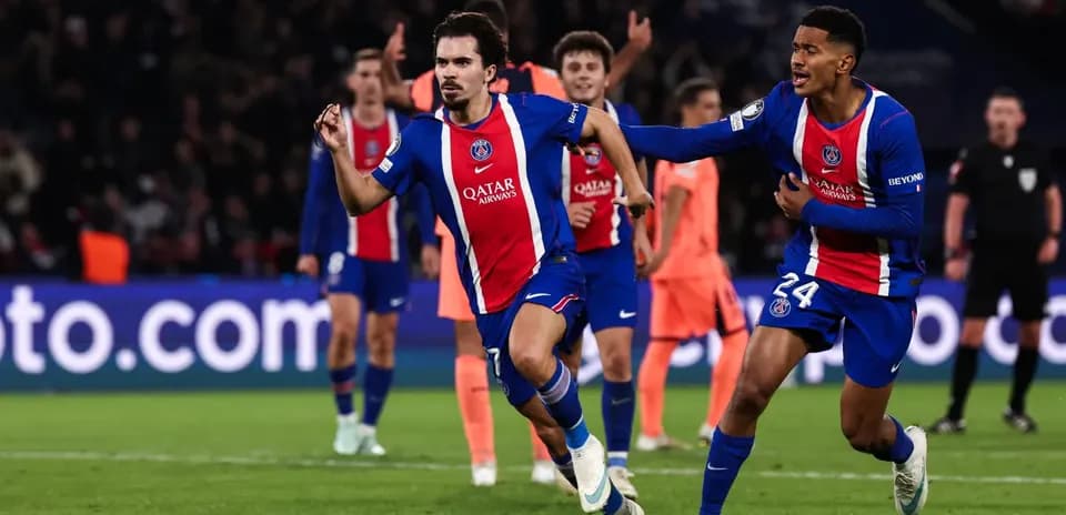 Vitinha y Fabian Ruiz llevan al PSG a una victoria emocionante sobre Barcelona en la Champions League