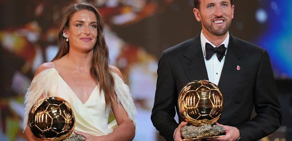 Harry Kane y Alexia Putellas ganan el Balón de Oro en una ceremonia dominada por España