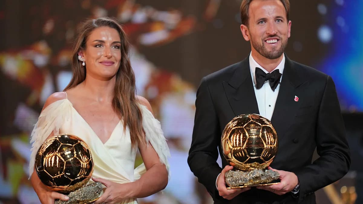 Harry Kane y Alexia Putellas ganan el Balón de Oro en una ceremonia dominada por España