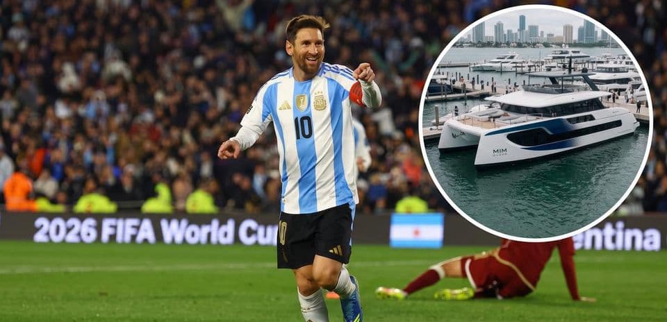 Lionel Messi estrena yate de lujo de 10.4 millones de dólares