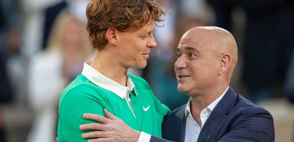 El conflicto entre Andre Agassi y Magnus Norman en 2000, nuevo entrenador de Jannik Sinner