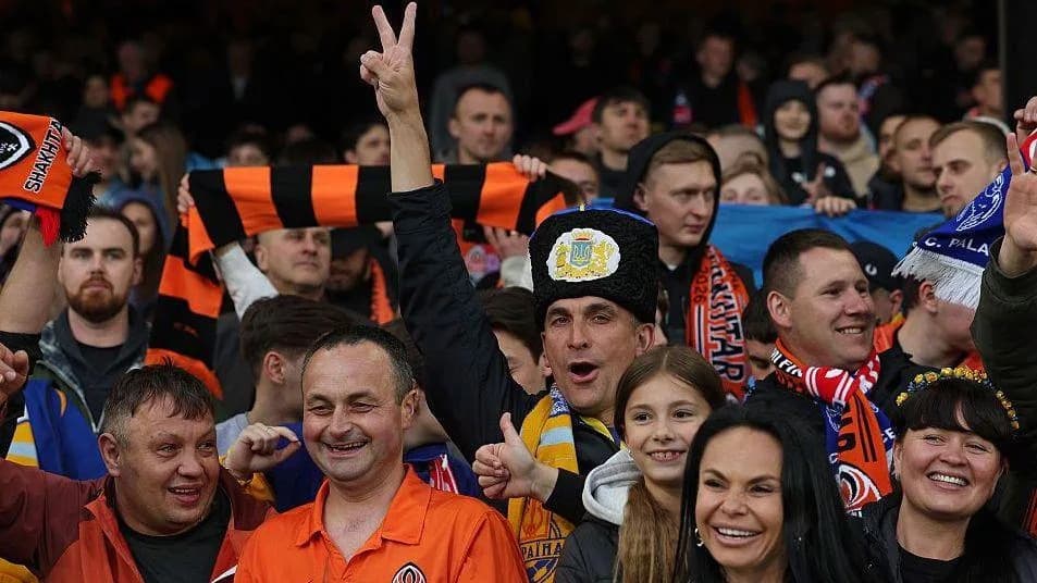 Cómo los ucranianos se unen tras Shakhtar en Londres