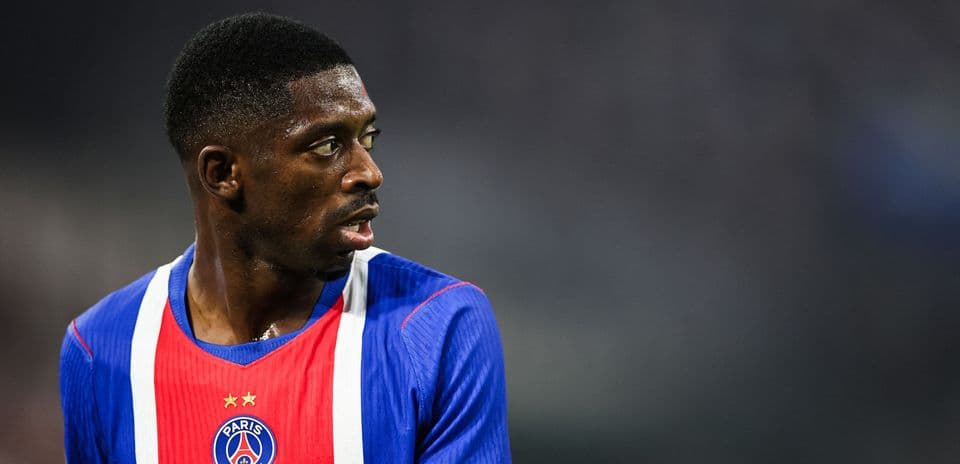Debate intenso por el poco tiempo de juego de Ousmane Dembélé antes del duelo clave del PSG contra Manchester City