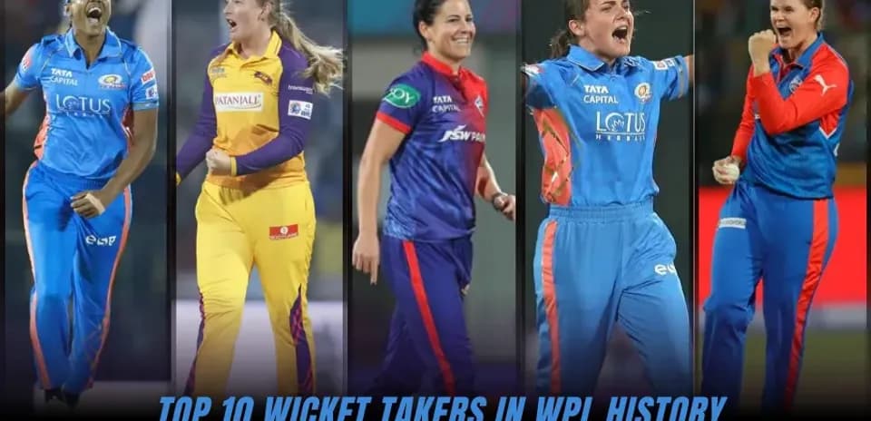 Top 10 Jugadoras con Más Wickets en la Historia de la WPL