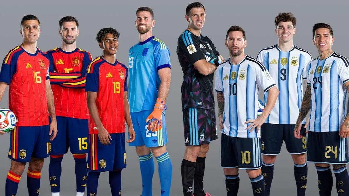 Jugadores de España y Argentina para el Mundial 2026 Jugadores de España y Argentina para el Mundial 2026