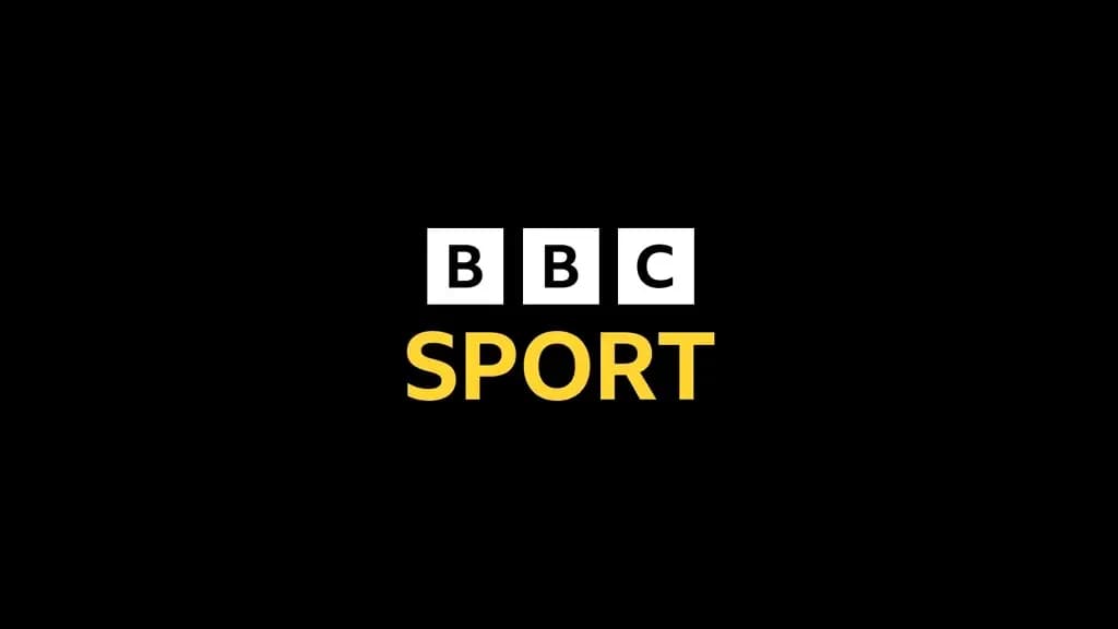 Logotipo de BBC Sport en fondo negro Logotipo de BBC Sport en fondo negro