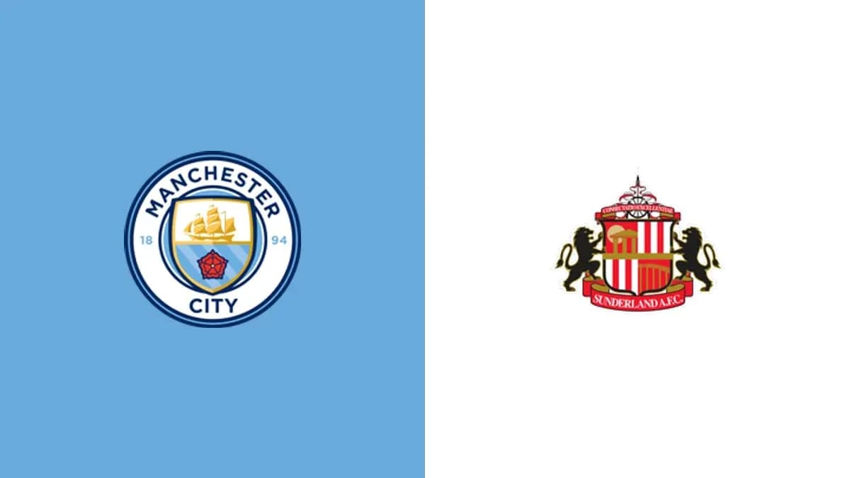 Logos de Manchester City y Sunderland A.F.C. Logos de Manchester City y Sunderland A.F.C.