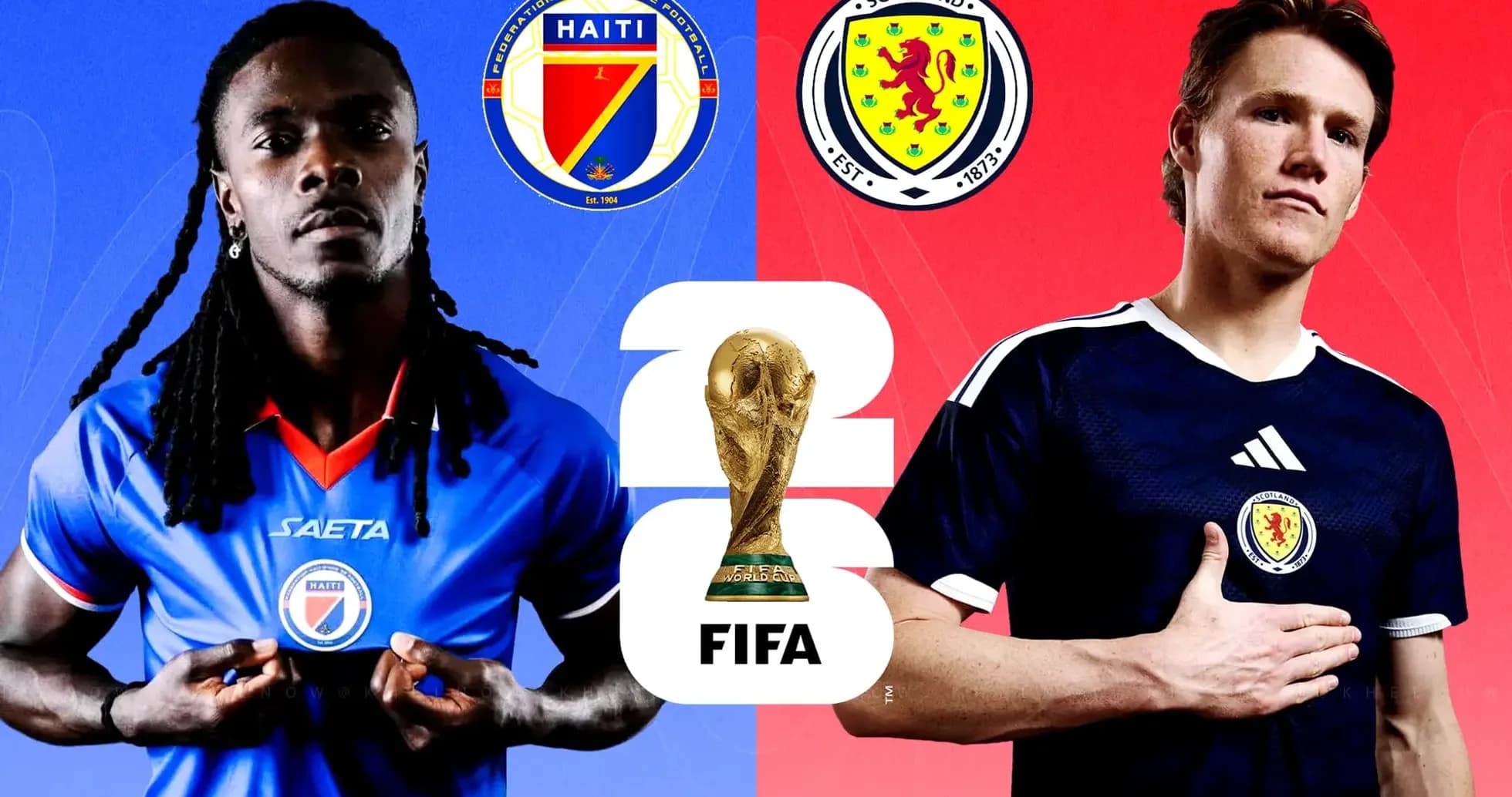 Jugadores de Haití y Escocia para el Mundial Jugadores de Haití y Escocia para el Mundial
