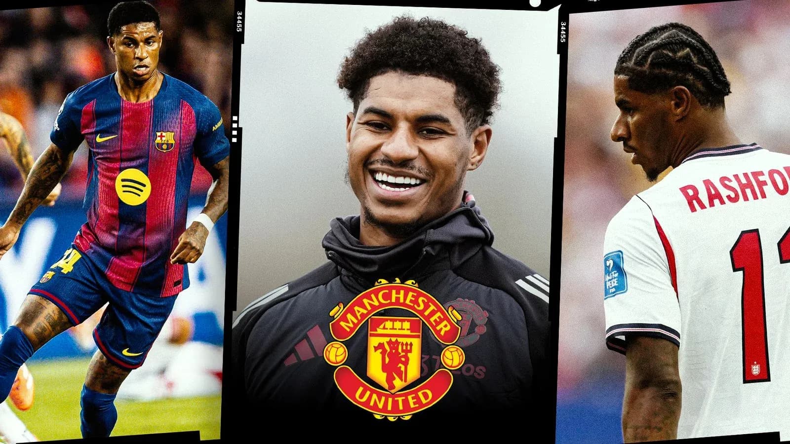 Jugadores de fútbol de Manchester United y Barcelona Jugadores de fútbol de Manchester United y Barcelona