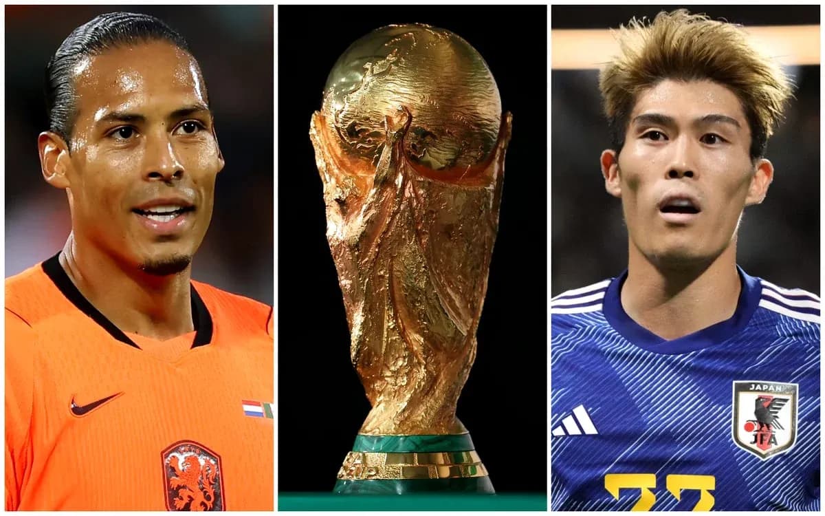 Jugadores de los Países Bajos y Japón con trofeo Jugadores de los Países Bajos y Japón con trofeo