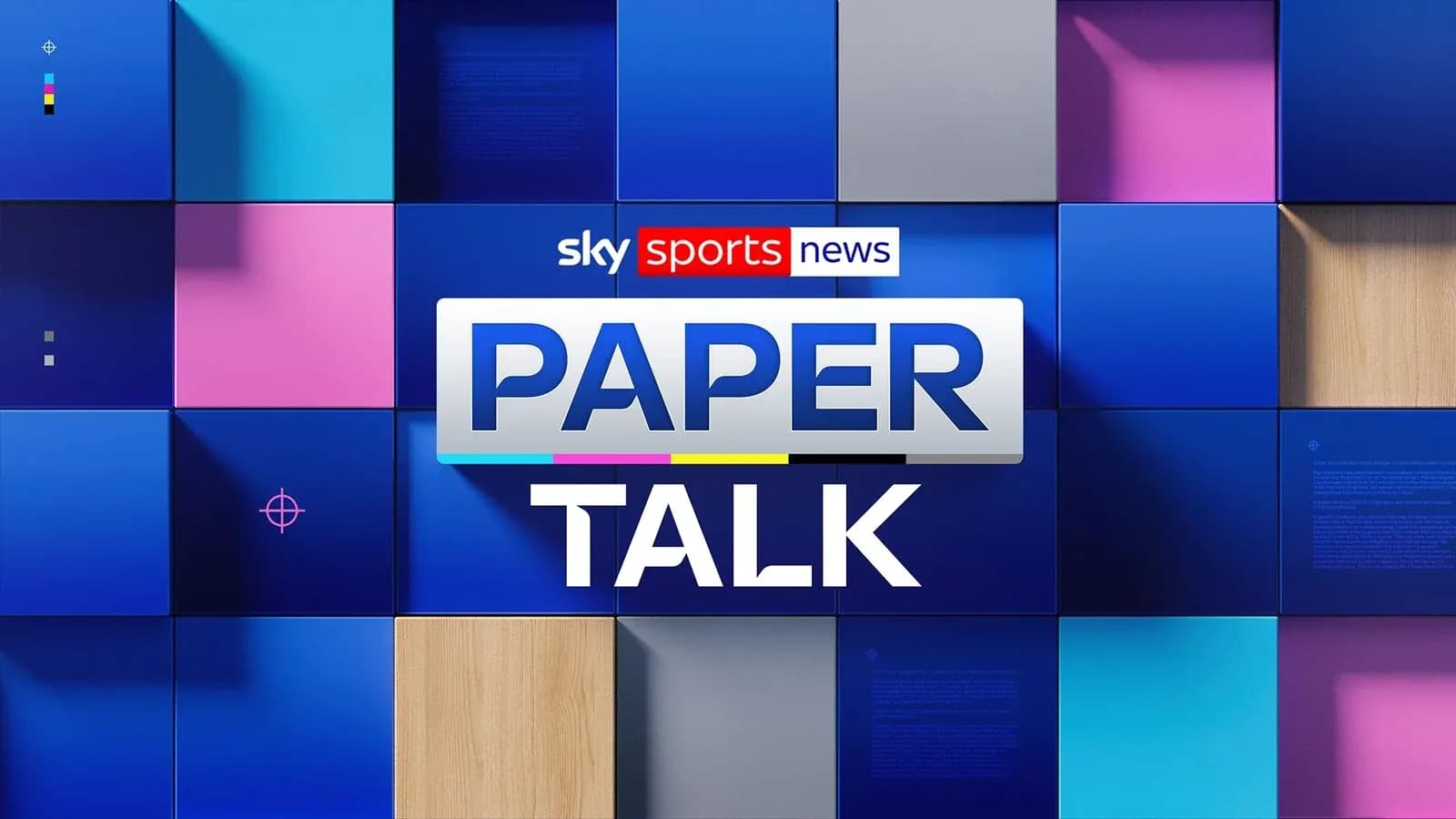 Logo de Paper Talk sobre fondo de colores Logo de Paper Talk sobre fondo de colores