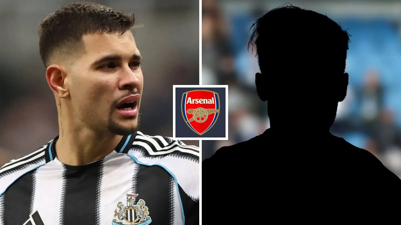 Jugador de Newcastle con camiseta negra y blanca Jugador de Newcastle con camiseta negra y blanca