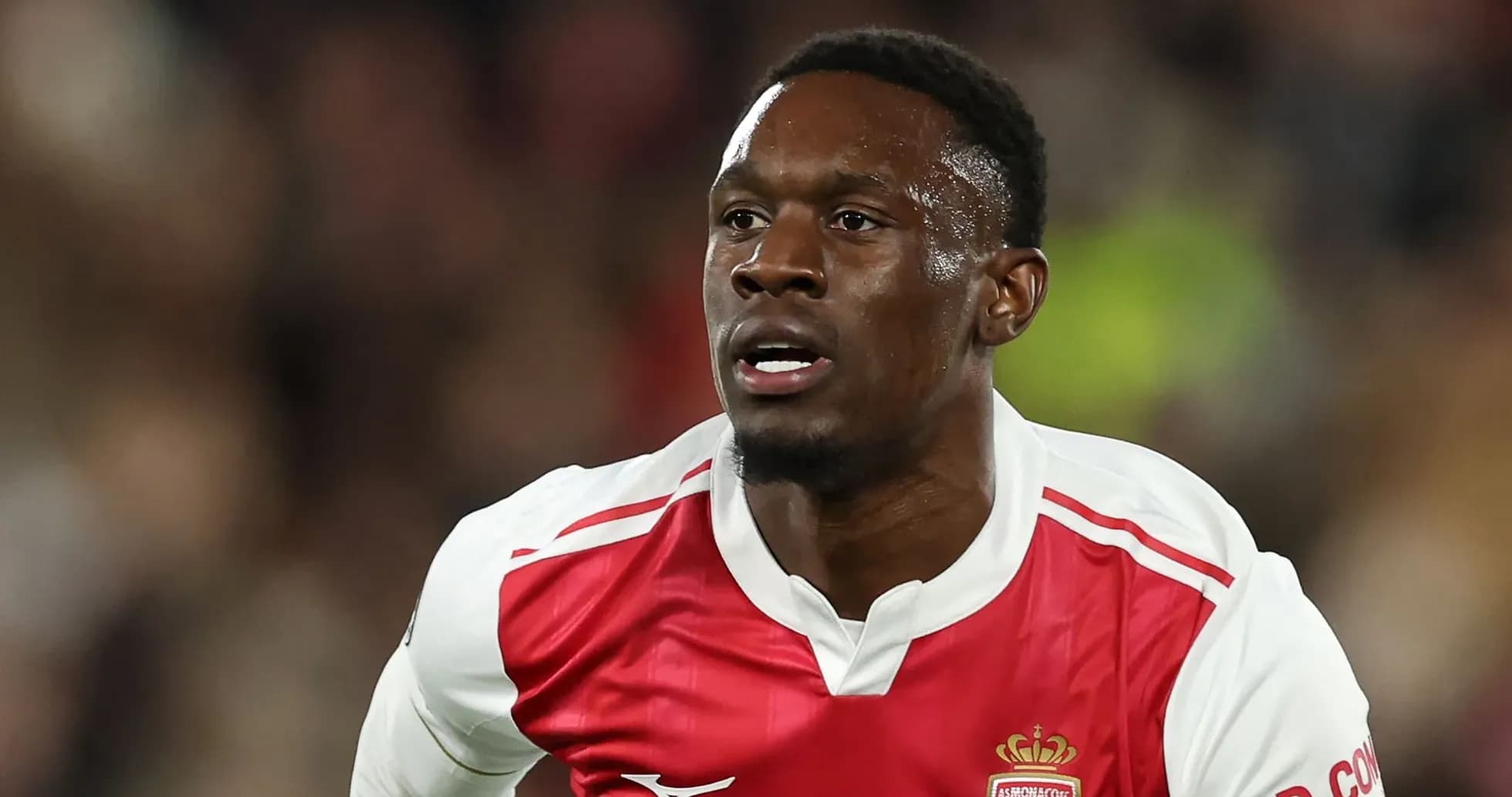 Jugador de AS Monaco corriendo durante el partido Jugador de AS Monaco corriendo durante el partido