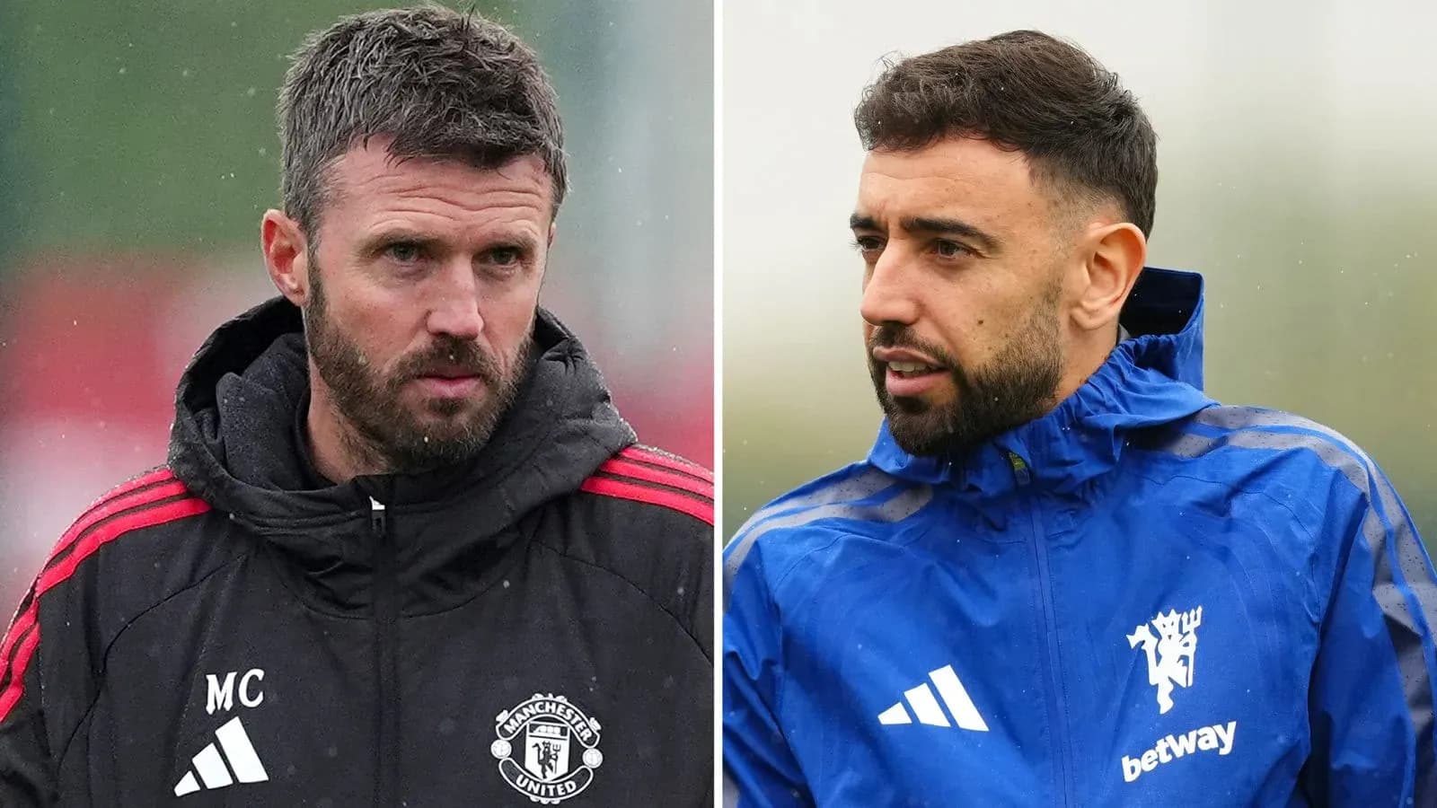 Entrenadores de Manchester United y Chelsea en entrenamiento Entrenadores de Manchester United y Chelsea en entrenamiento