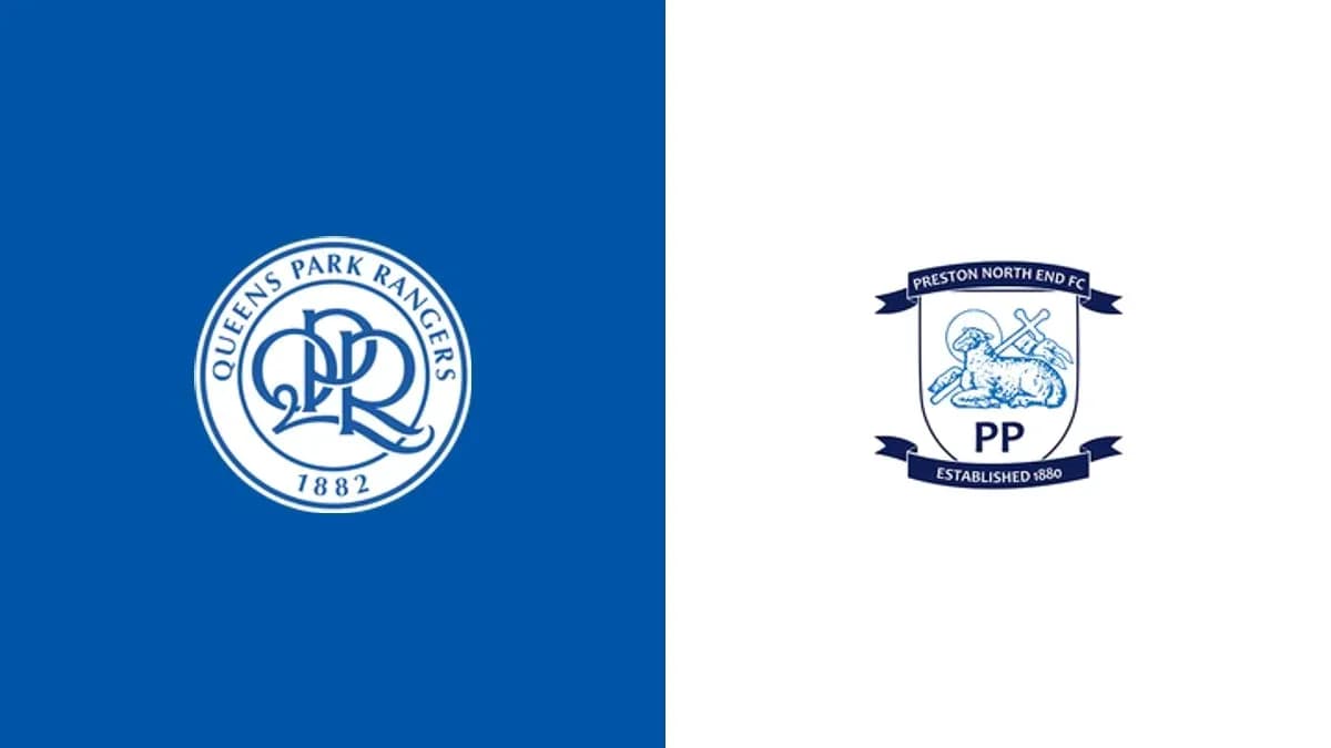Logos de Queens Park Rangers y Preston North End Logos de Queens Park Rangers y Preston North End