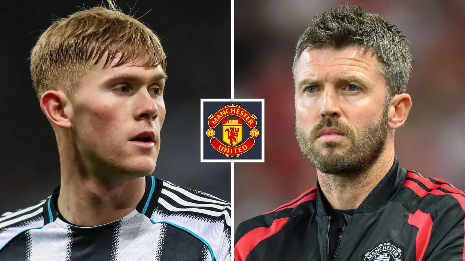 Jugadores de Newcastle y Manchester United en retratos Jugadores de Newcastle y Manchester United en retratos