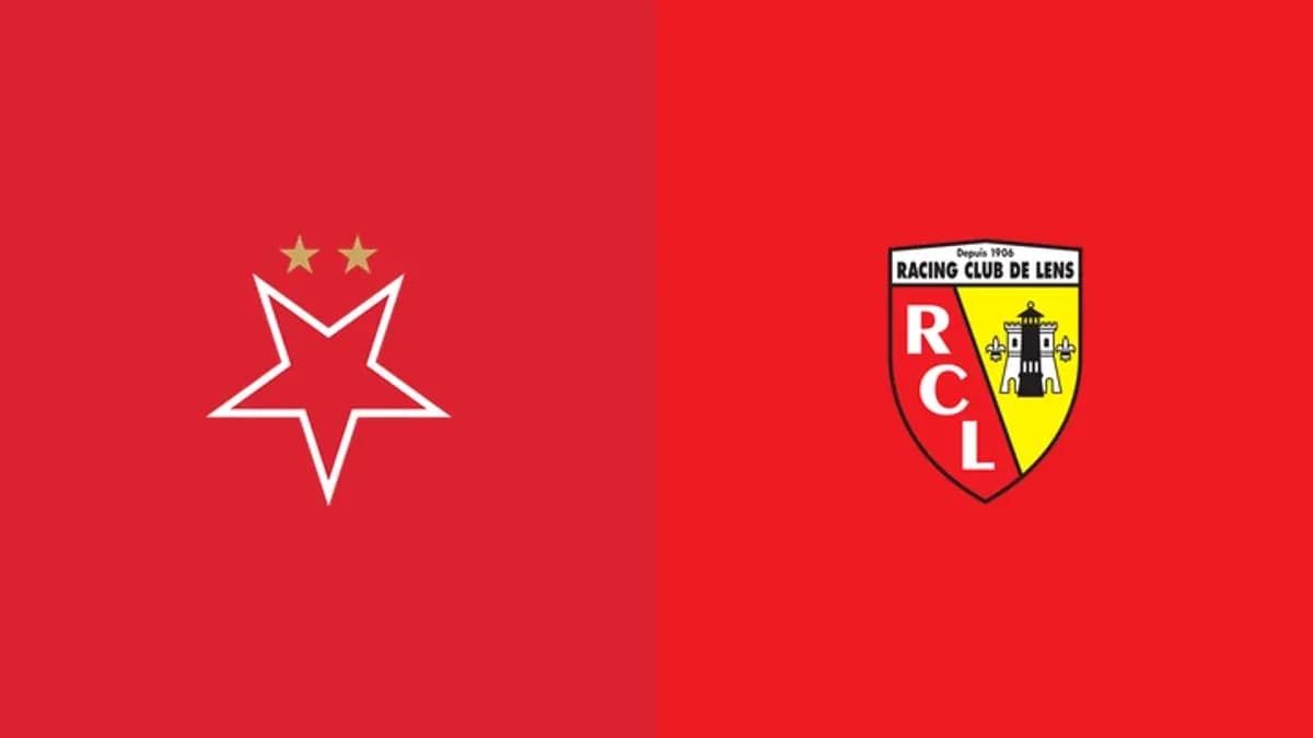 Logos de Estrella Roja y Racing Club de Lens Logos de Estrella Roja y Racing Club de Lens
