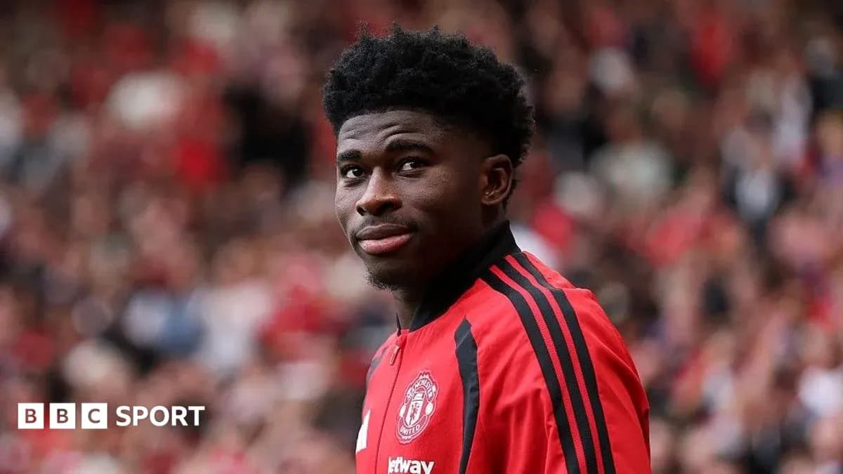 Jugador de Manchester United en el campo Jugador de Manchester United en el campo