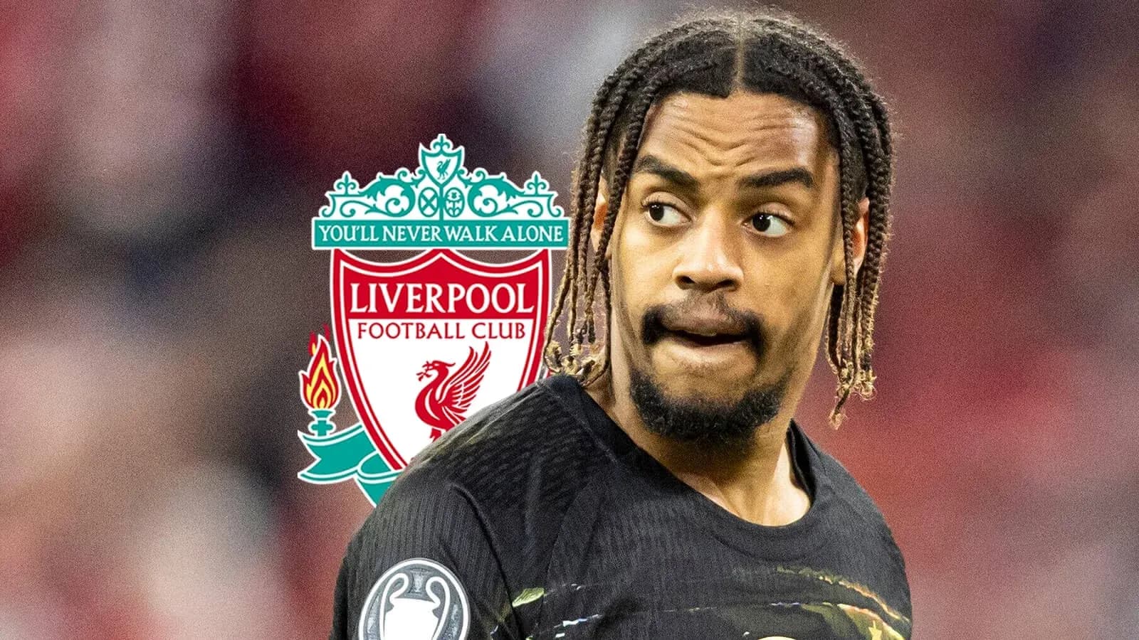 Jugador de Liverpool en el campo de juego Jugador de Liverpool en el campo de juego