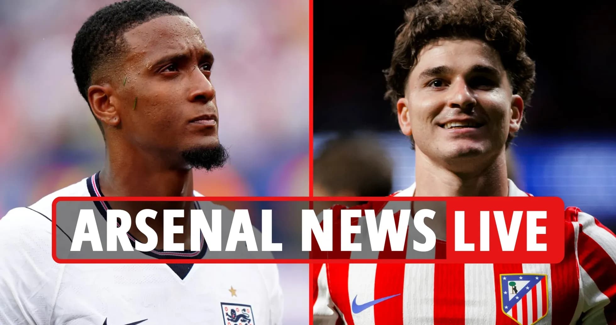 Jugadores de Arsenal y Atlético posando para noticias Jugadores de Arsenal y Atlético posando para noticias