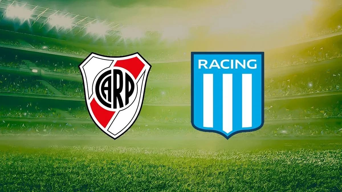 Logos de River Plate y Racing Club Logos de River Plate y Racing Club
