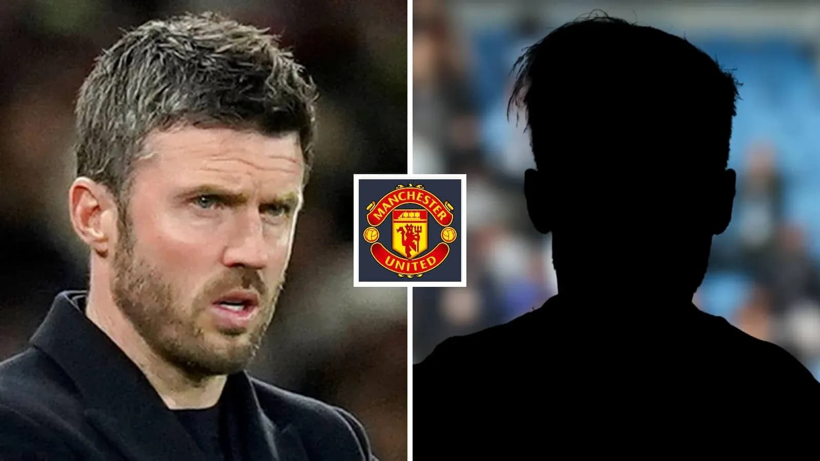 Entrenador de Manchester United con silueta de jugador Entrenador de Manchester United con silueta de jugador