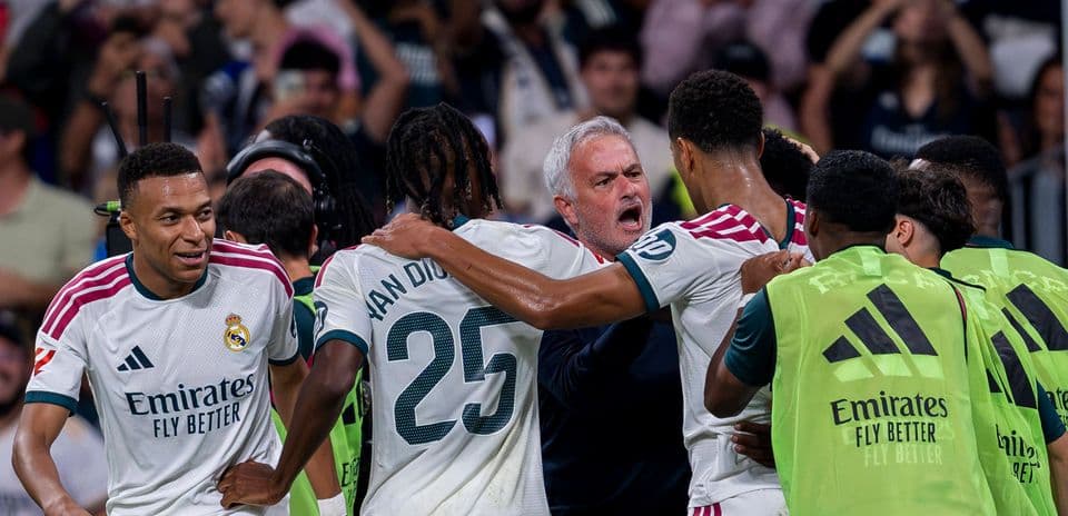 José Mourinho elogia la audacia de Mbappé tras victoria contundente del Real Madrid sobre Sevilla José Mourinho elogia la audacia de Mbappé tras victoria contundente del Real Madrid sobre Sevilla