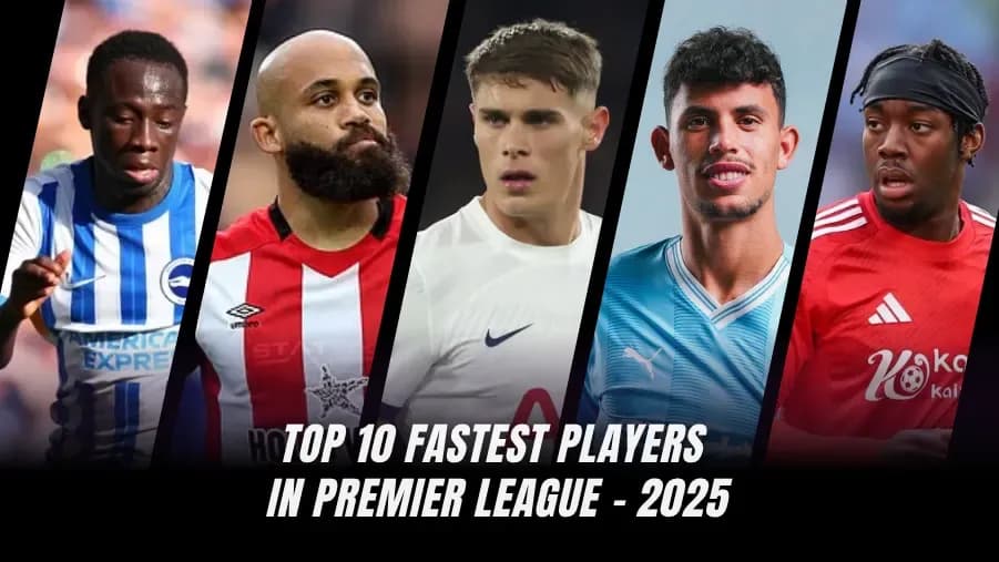 Los 10 Jugadores Más Rápidos de la Premier League en 2026 Los 10 Jugadores Más Rápidos de la Premier League en 2026