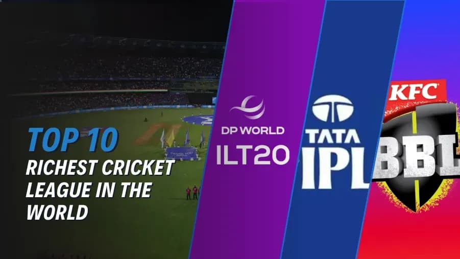Las 10 Ligas de Cricket Más Ricas del Mundo en 2026 – IPL, ILT20, BBL y Más Las 10 Ligas de Cricket Más Ricas del Mundo en 2026 – IPL, ILT20, BBL y Más